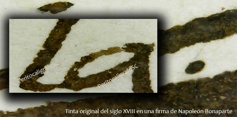 Certificado de autenticidad de manuscrito histórico